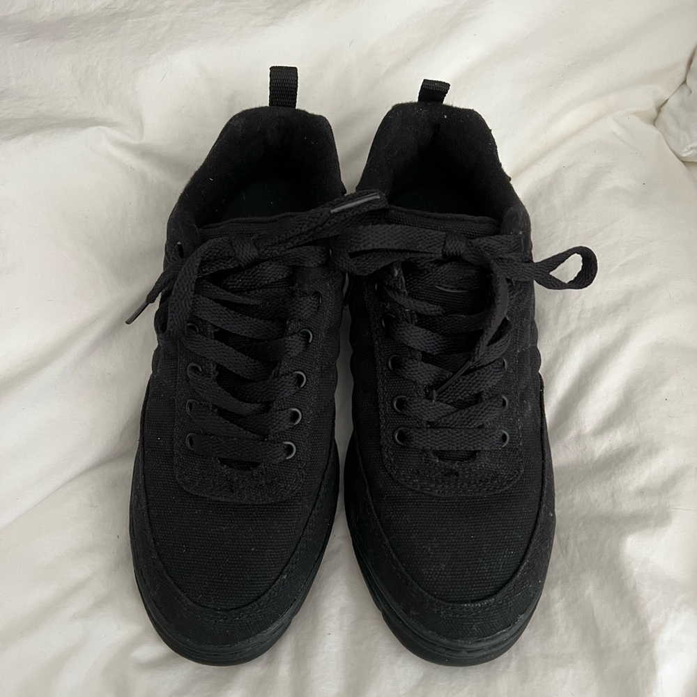 DANCE NOW Black Jazz Sneakers - Size 7.5 (Size 6.5)